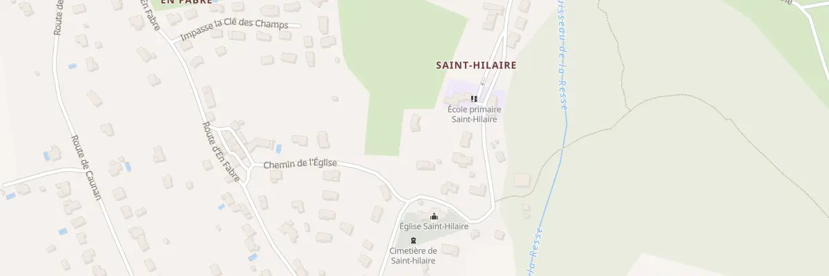 Plan du 266 Rte de Saint-Hilaire à Labruguière