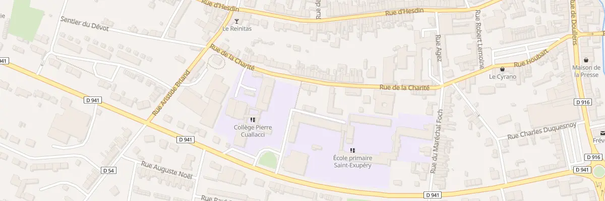 Plan du 27 Rue de Charite à Frévent