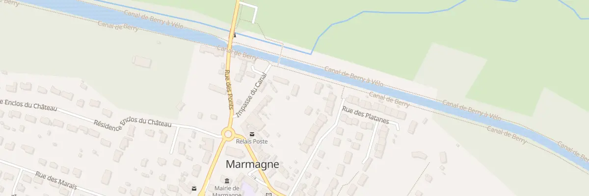 Plan du 18 Imp du Canal à Marmagne