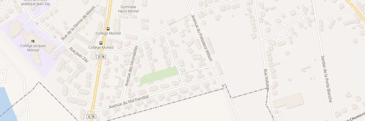 Plan du 11 All des Mésanges à Beaumont-sur-Oise