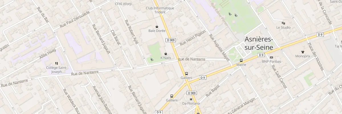 Plan du 61 Rue de Nanterre à Asnières-sur-Seine