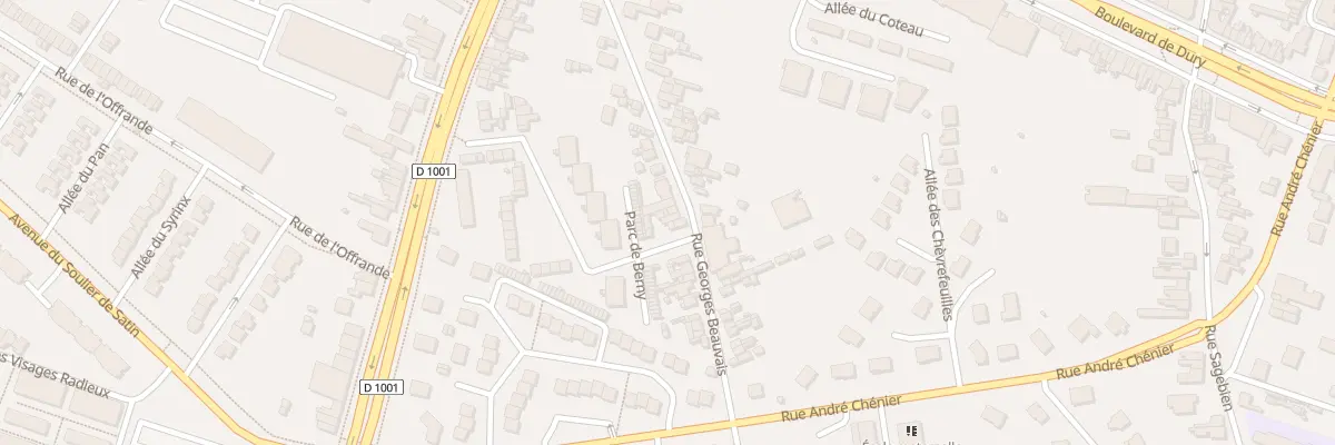 Plan du 66 Rue Georges Beauvais à Amiens