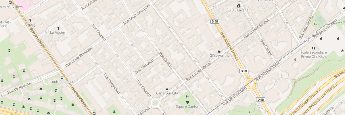 Plan du 32 Rue Danton à Levallois-Perret