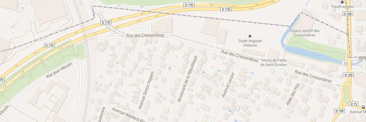 Plan du 69 Bd de la République à Saint-Gratien
