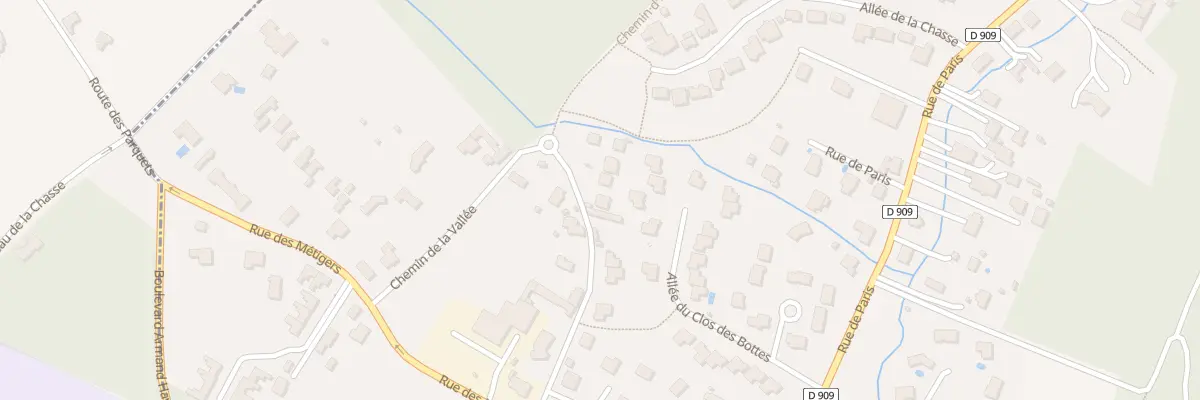 Plan du 78 Rue des Rosiers à Montlignon