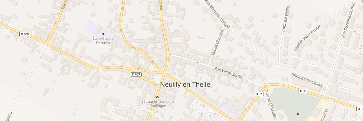 Plan du 6 Rue Victor Serrin à Neuilly-en-Thelle
