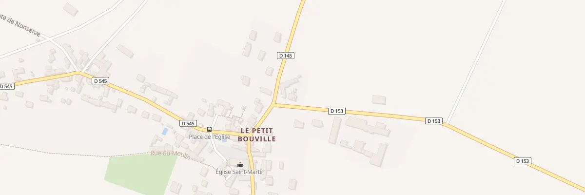 Plan du 3 Rte de Vayres à Bouville