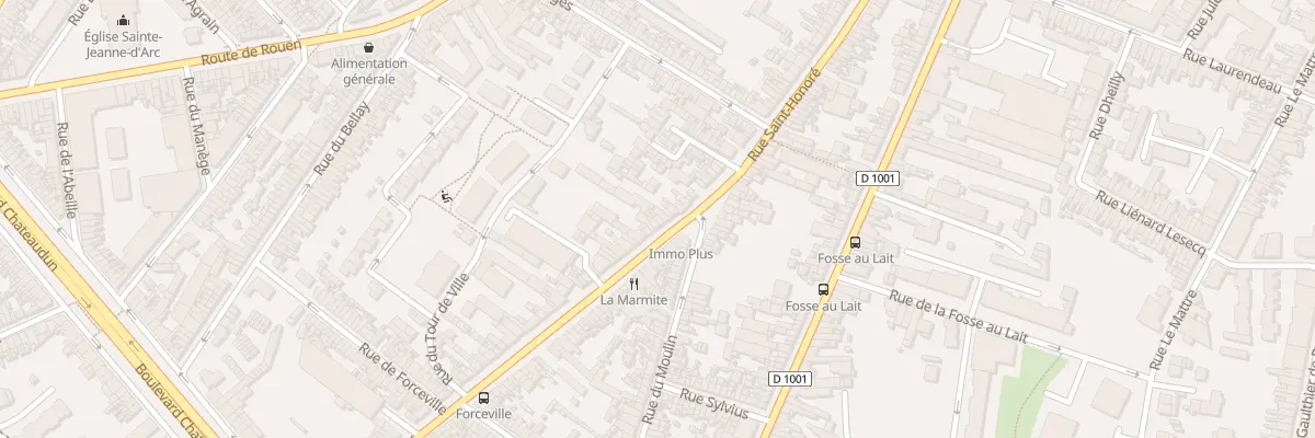Plan du 162 Rue Saint-Honoré à Amiens
