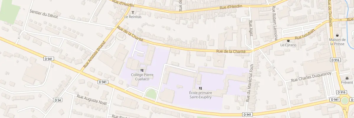 Plan du 25 Rue de Charite à Frévent