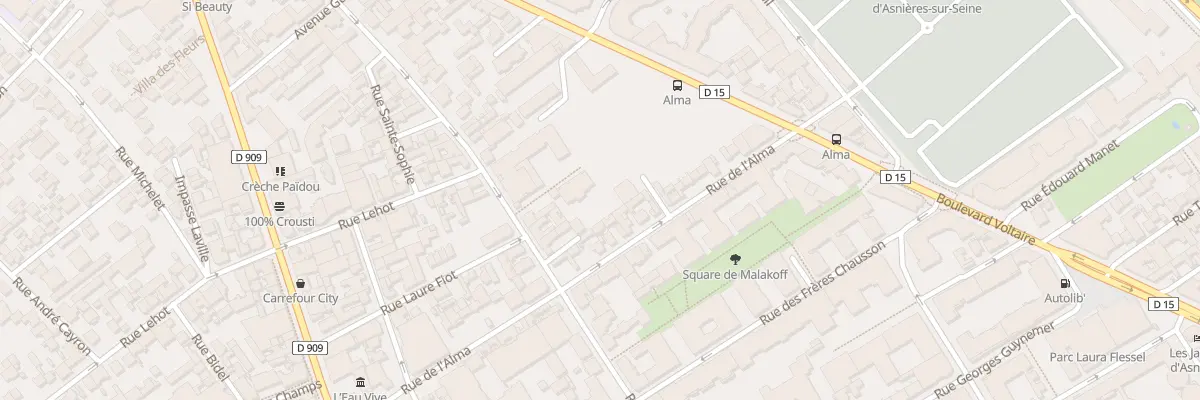 Plan du 74 Rue du R P Ch Gilbert à Asnières-sur-Seine