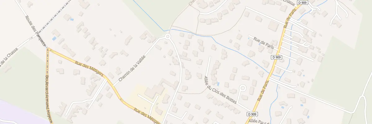 Plan du 76 Rue des Rosiers à Montlignon