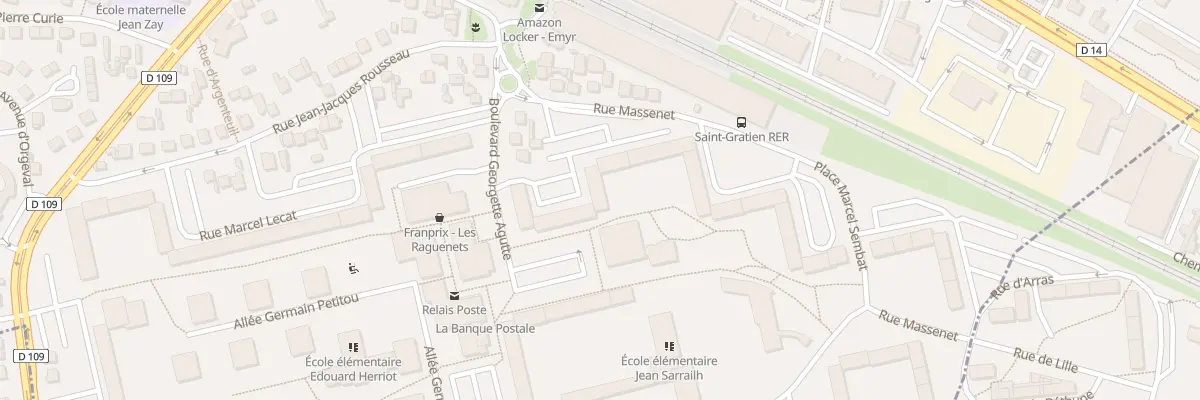 Plan du 5 Bd Georgette Agutte à Saint-Gratien