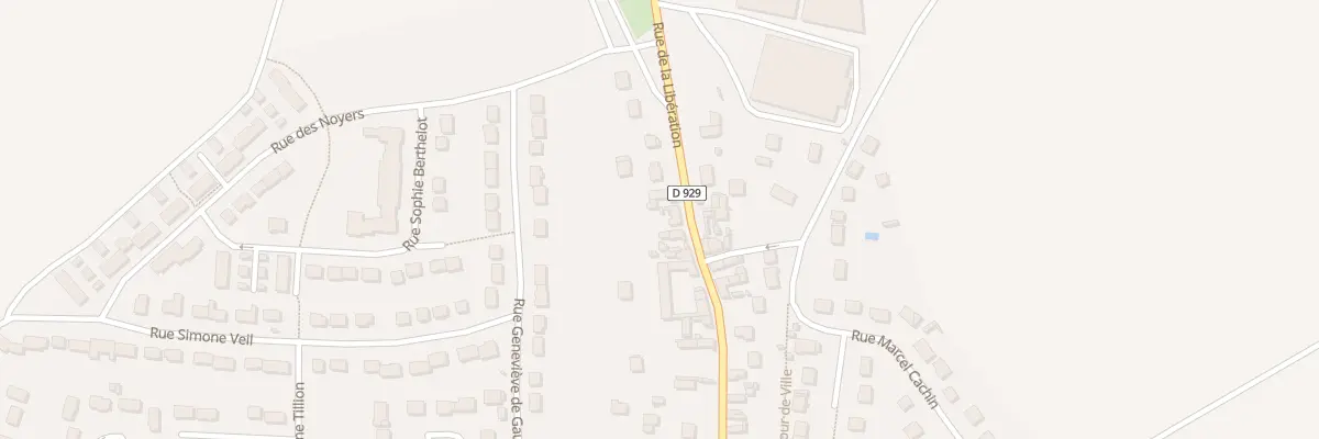 Plan du 129 Rue de la Libération au Mesnil-en-Thelle