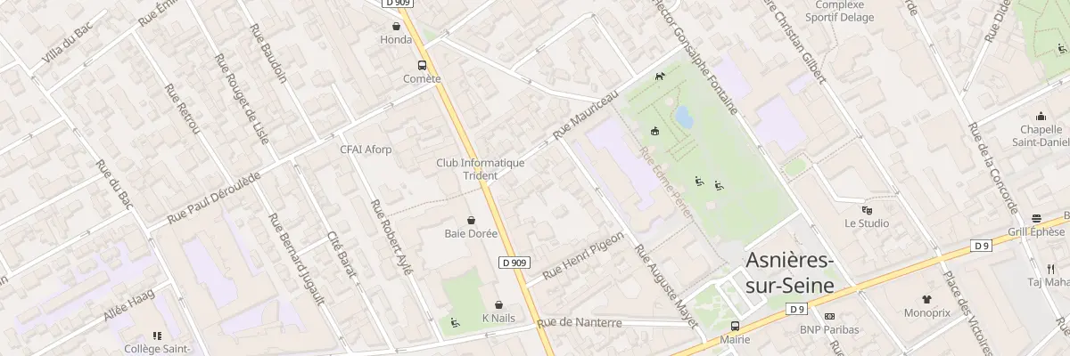 Plan du 26 Rue Mauriceau à Asnières-sur-Seine