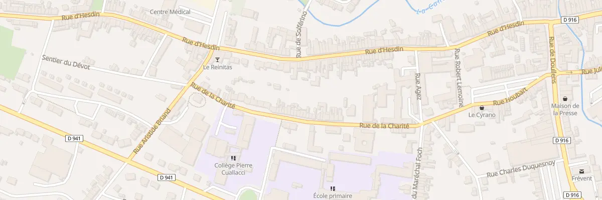 Plan du 26 Rue de Charite à Frévent