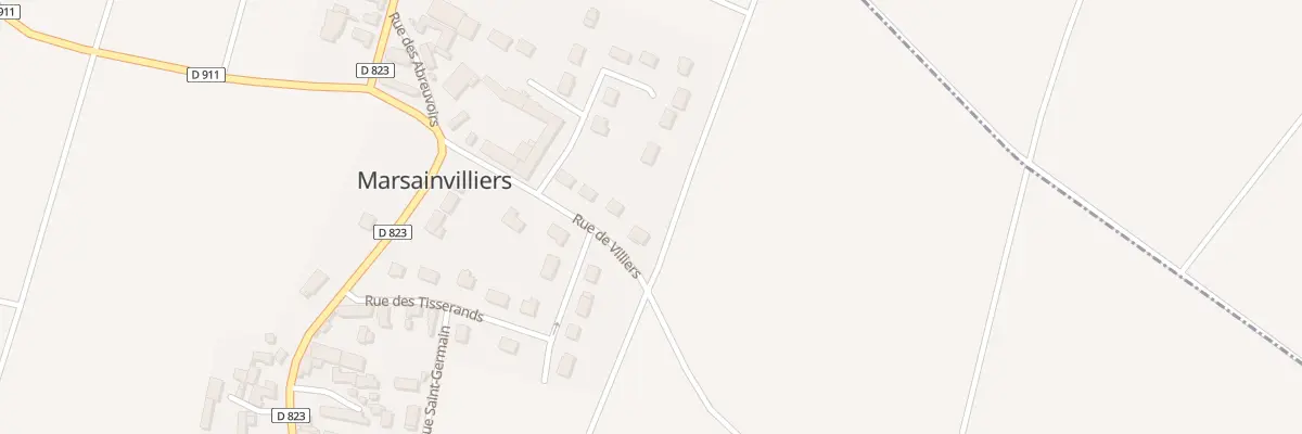 Plan du 15 Rue de Villiers à Marsainvilliers
