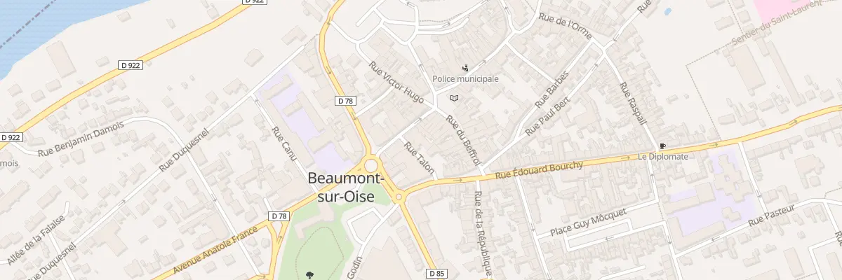Plan du 16 Rue Talon à Beaumont-sur-Oise