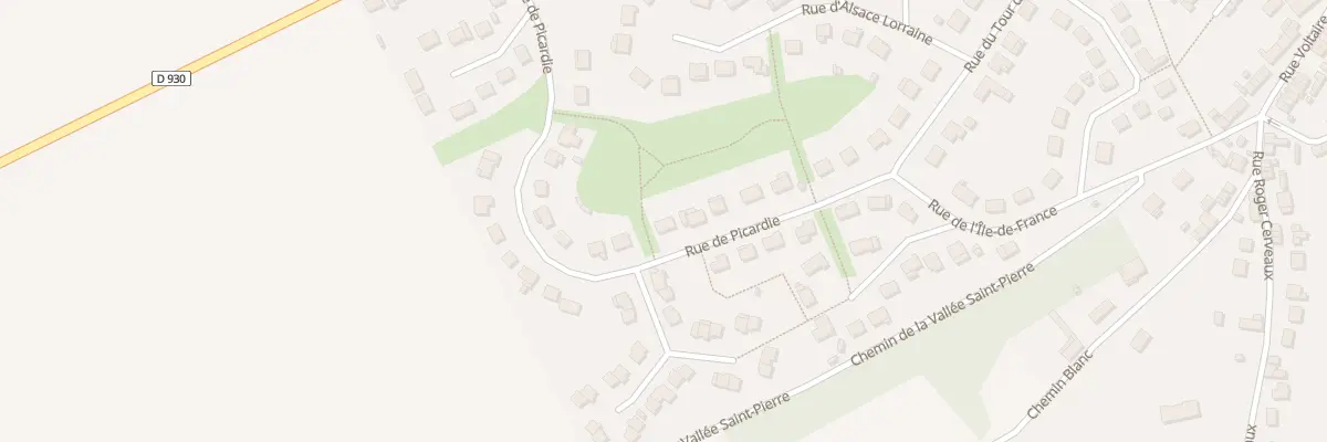 Plan du 14 Rue de Picardie à Breteuil