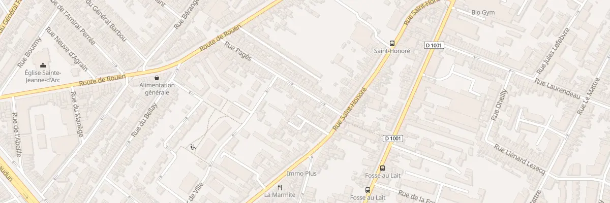 Plan du 68 Rue Pagès à Amiens