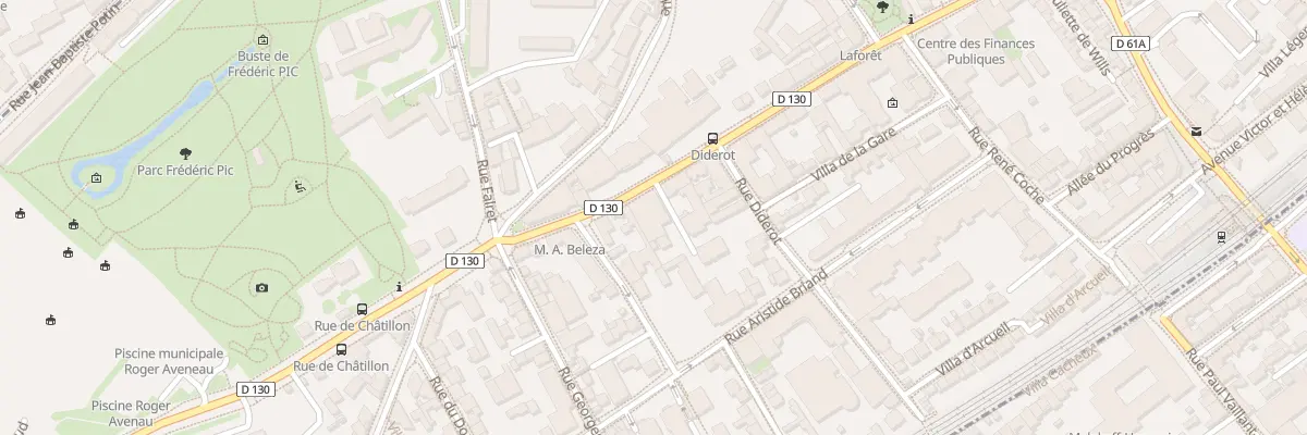 Plan du 16 Rue Raymond Marcheron à Vanves