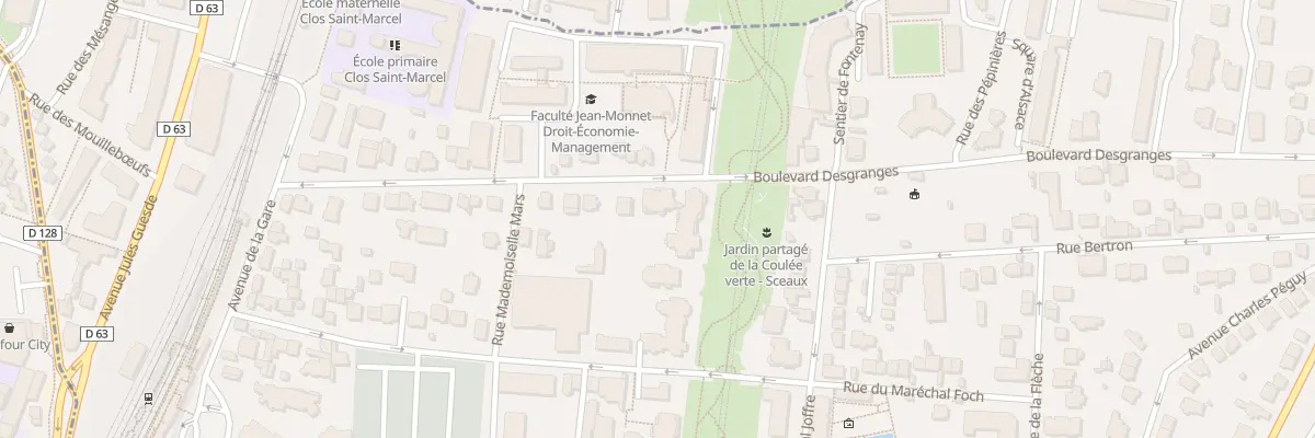 Plan du 18 Rue des Clos-Saint-marcel à Sceaux