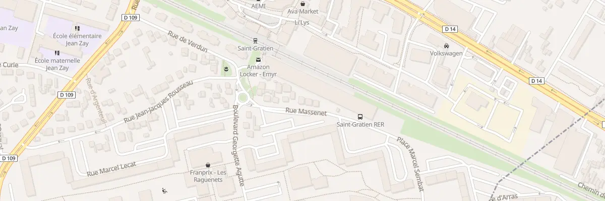 Plan du 9 Rue Massenet à Saint-Gratien