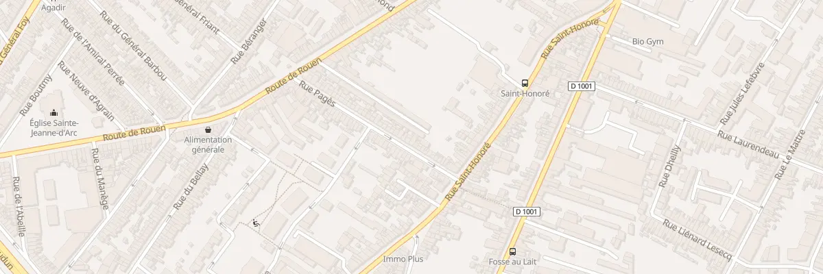 Plan du 57 Rue Pagès à Amiens