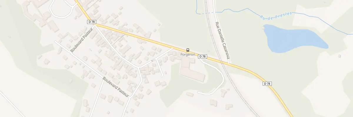 Plan de la Rue Pierre Brossolette à Presles