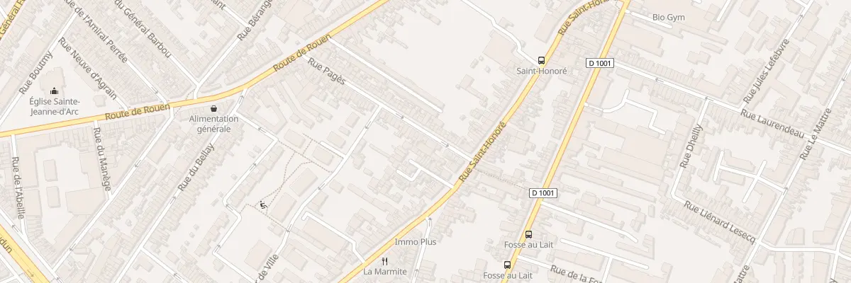 Plan du 70 Rue Pagès à Amiens