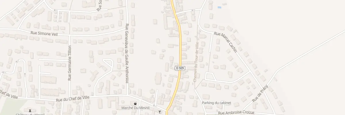 Plan du 103 Rue de la Libération au Mesnil-en-Thelle