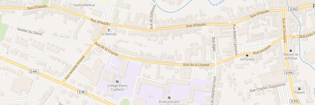 Plan du 20 Rue de Charite à Frévent