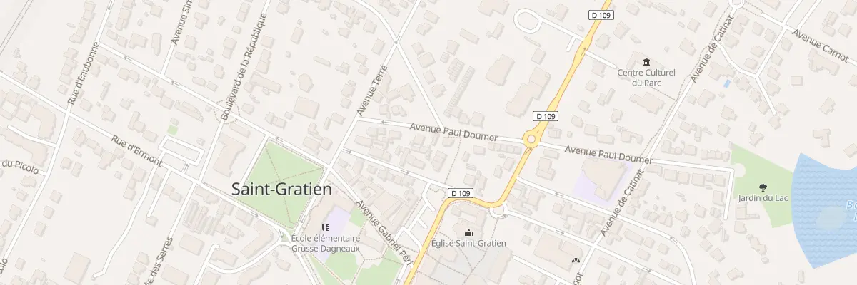 Plan du 8 Av Paul Doumer à Saint-Gratien