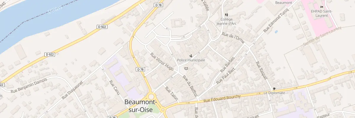 Plan du 2 Rue Henri Sadier à Beaumont-sur-Oise
