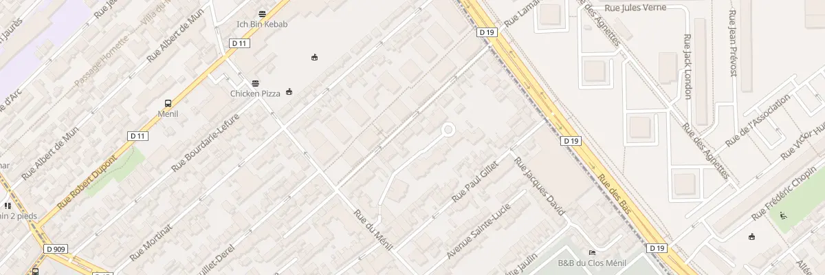 Plan du 18B Rue du Fossé de l’Aumône à Asnières-sur-Seine