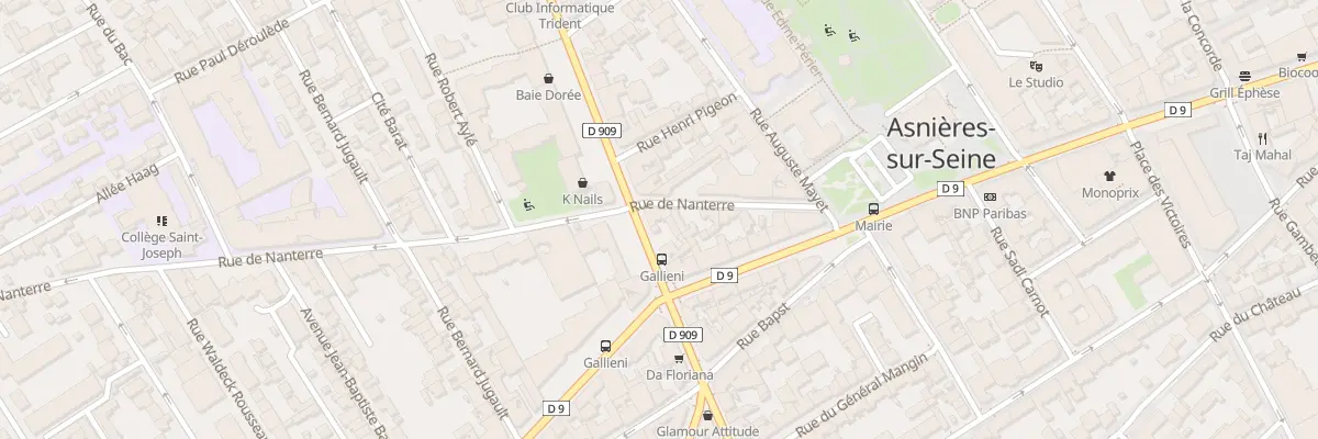 Plan du 62 Rue de Nanterre à Asnières-sur-Seine