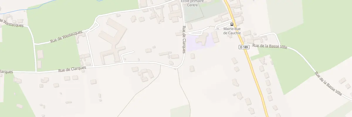 Plan du 243 Rue de Clarques à Ecques