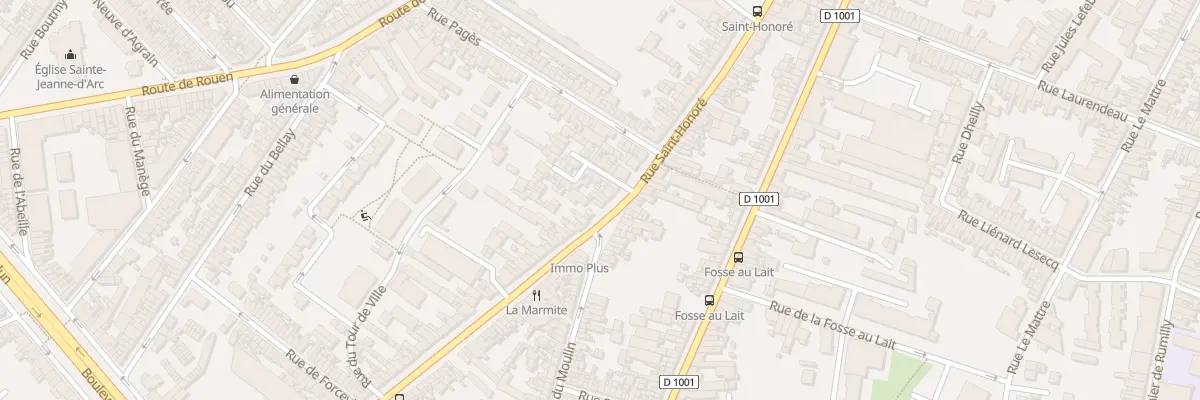 Plan du 142 Rue Saint-Honoré à Amiens