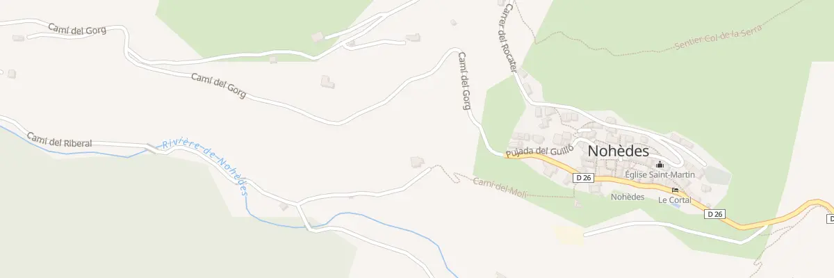 Plan du 5001 Els Campets à Nohèdes