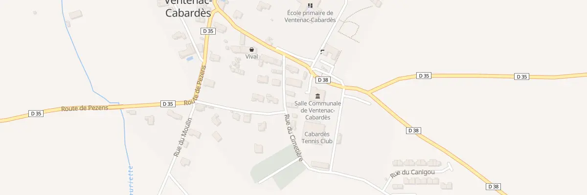 Plan du 3 Rue du Canto Aoussel à Ventenac-Cabardès