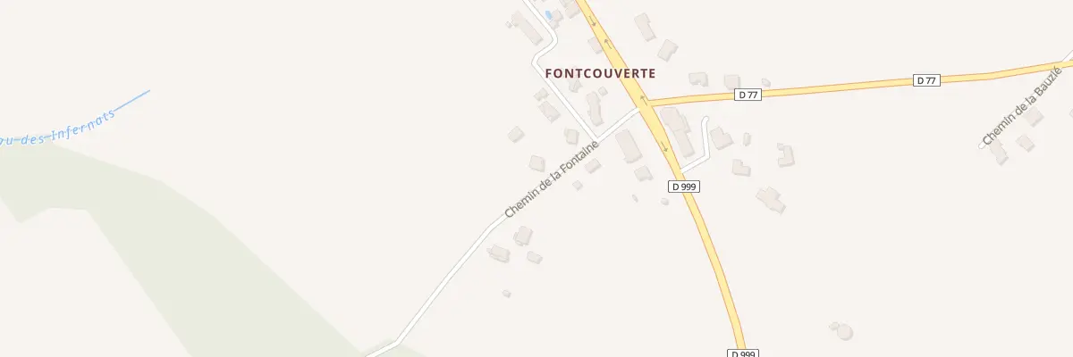 Plan du 124 Che de la Fontaine à Bellegarde-Marsal