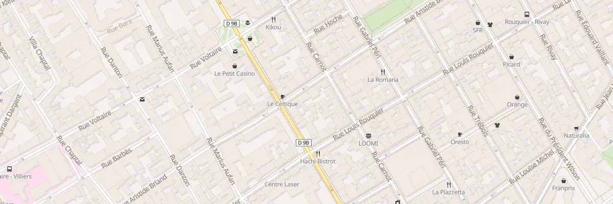 Plan du 56 Rue Aristide Briand à Levallois-Perret