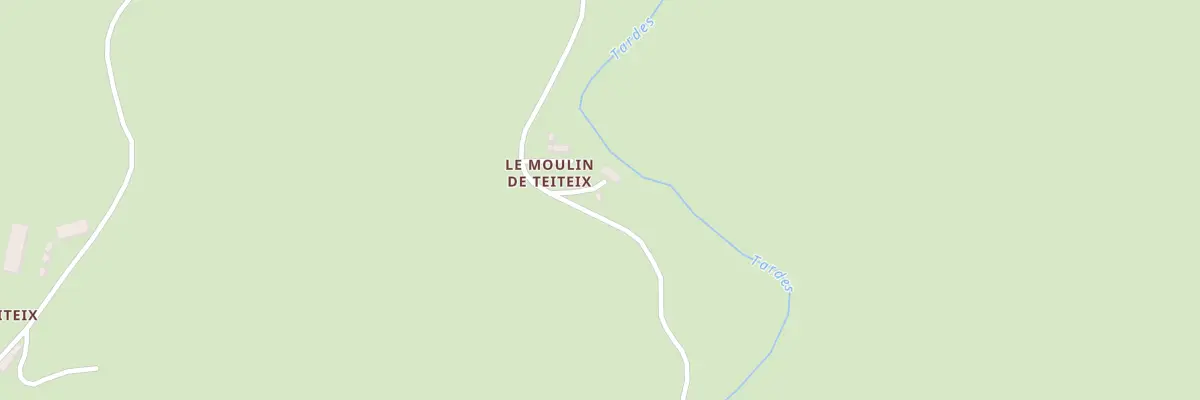 Plan du 5140A Moulin de Teiteix à Saint-Avit-de-Tardes