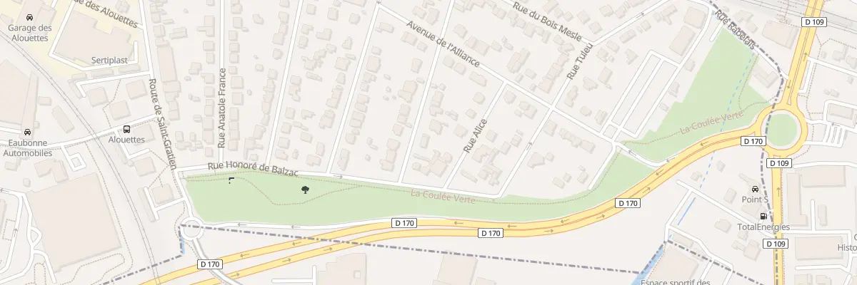 Plan du 13 Rue Seny à Eaubonne