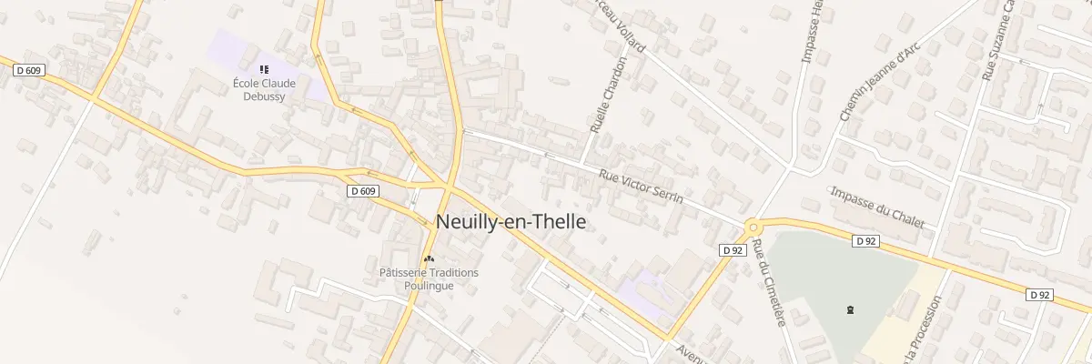 Plan du 12 Rue Victor Serrin à Neuilly-en-Thelle