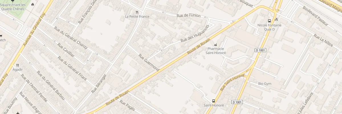 Plan du 96 Rue de Rouen à Amiens
