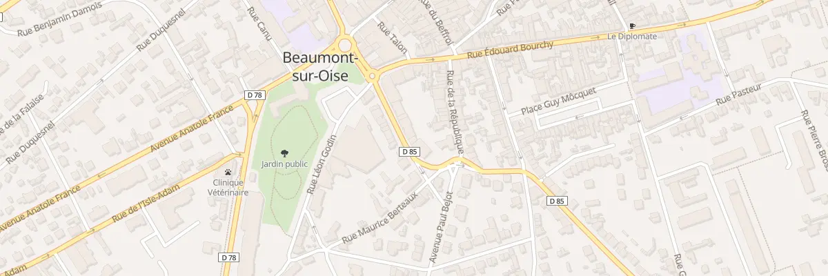 Plan du 3 Rue Louis Blanc à Beaumont-sur-Oise