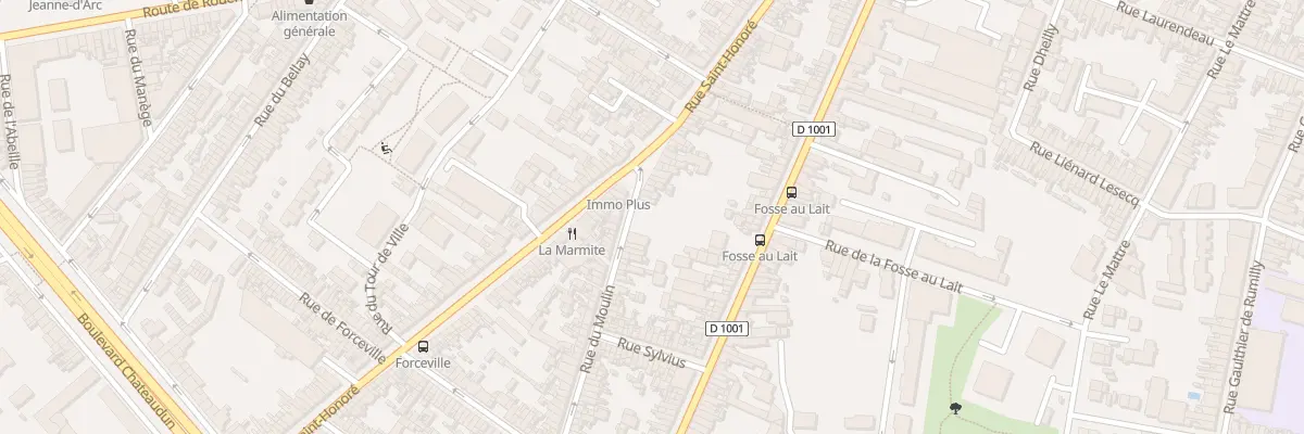 Plan du 1 Rue du Moulin à Amiens