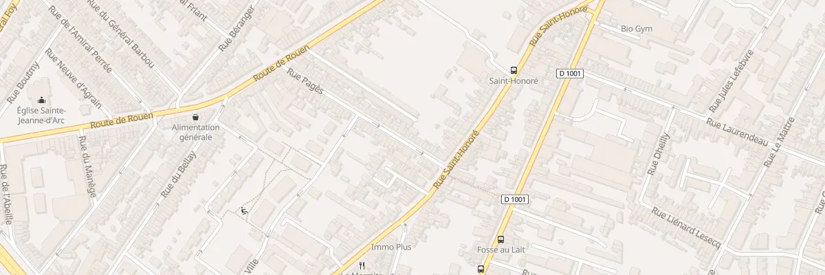 Plan du 65 Rue Pagès à Amiens