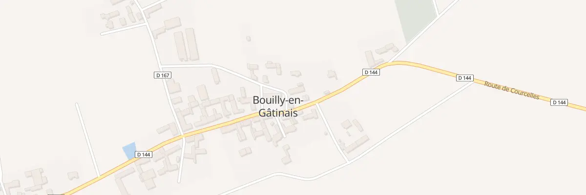 Plan du 2 Rue de l’Église à Bouilly-en-Gâtinais