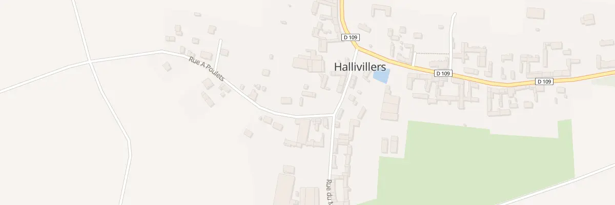 Plan du 2 Rue A Poulet à Hallivillers